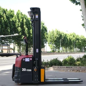 1.5-2 टन मिनी सेल्फ-लोडिंग पोर्टेबल फोर्कलिफ्ट इलेक्ट्रिक स्टेकर मशीन के साथ लीड-एसिड बैटरी वाड हाइड्रोलिक साइड शिफ्टर - Product Image 2