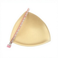 Nouveaux coussinets de soutien-gorge triangulaires pour maillot de bain et yoga, épaissis, à bonnets souples, inserts de soutien-gorge résilients pour vêtements féminins