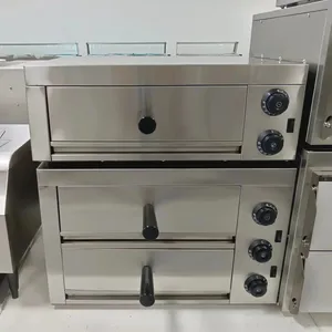 commercial small pizza oven two deck pizza oven with timer