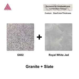 ग्रेनाइट और स्लेट डिस्काउंट स्टोन कॉम्बो पैक प्रीमियम पॉलिश काले आकाशगंगा ग्रेनाइट स्लैब रसोई काउंटरटॉप और वैनिटी टॉप के लिए - Product Image 1