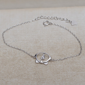 Bracelet en argent S925 avec perle de zodiaque tigre DIY pour femmes, personnalisé, 5-6 accessoires de bijoux, 4945 - Product Image 1