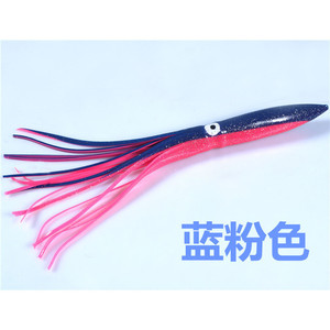 Beizheng, 30cm/39g, cebo suave de pulpo multicolor, señuelo de calamar de doble ojo, señuelo hueco para peces de agua salada, venta al por mayor del fabricante - Product Image 6