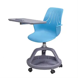 Factory Price Foldable Writing Pad School Office Conference Training Chair