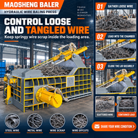 Hydraulische Metalldraht-Ballenpresse mit Hochdichte-Kompression für Stahldraht und Schrottmetall-Recyclinganlagen