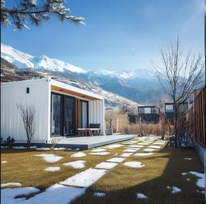 Glamping Alpine <span class=keywords><strong>Chalet</strong></span> avec Four Seasons Panoramic View & Smart Mountain Home Caractéristiques - Product Image 5