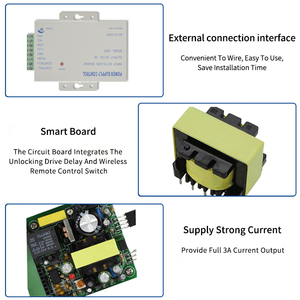 Thép Mini 110-240VAC Đến 12V Cửa Cung Cấp Điện Chuyên Dụng Cho Hệ Thống Kiểm Soát Truy Cập Cửa - Product Image 3