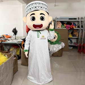 Costume de mascotte arabe de Noël personnage de dessin animé comédie Performance activité de l'entreprise - Product Image 1