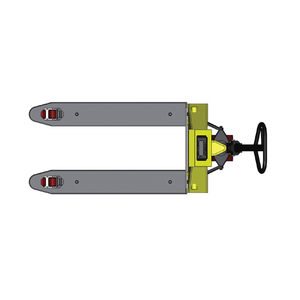 Transpalette manuel numérique avec balance intégrée 2000 <span class=keywords><strong>kg</strong></span> – Transpalette hydraulique manuel avec pèse-personne - Product Image 3