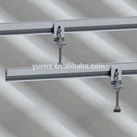 Kit de fixation en L en aluminium Yuens pour toit, vis de fixation au sol en acier inoxydable pour panneaux solaires sur toit en tuiles, différentes tailles