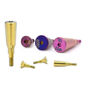 Straumann Cementable / Healing <span class=keywords><strong>Abutment</strong></span> Rechte Hoek Oem Implantaat Analoge Indruk Post Sluiting Cap Originele Gegevens - Product Image 1