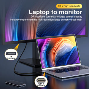 Cable de 2M 4K tipo C a DP compatible con Cable de ultra alta definición 4K 60Hz tipo C a DP para Monitor de proyector HDTV - Product Image 4