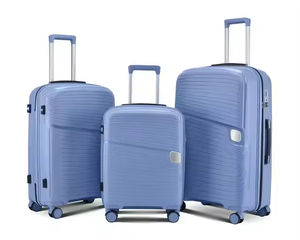 Ensemble de 3 valises trolley de haute qualité, roues doubles silencieuses, prix direct usine, valise en PP pour hommes et femmes - Product Image 2