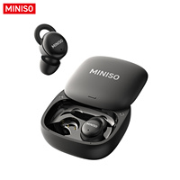 Casque intra-auriculaire Hi-Fi Miniso X10 pour le sommeil, avec qualité sonore stéréo HD 5.4, traduction intelligente IA, casque sans fil JL
