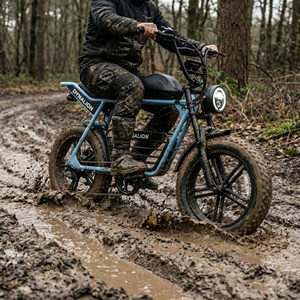 Bicicleta Eléctrica Todoterreno Resistente con Neumáticos Gruesos, Batería de 48V 16Ah, Bicicleta Eléctrica Resistente para Explorar Arena y Lodo - Product Image 4