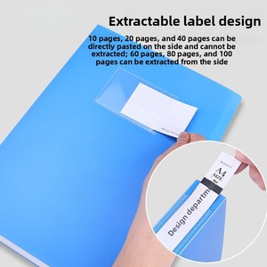 Carpeta de Archivos Multicapa de PP con Almacenamiento de Hojas Sueltas para Informes de Pruebas de <span class=keywords><strong>Embarazo</strong></span> y Archivos de Oficina A4 - Product Image 2