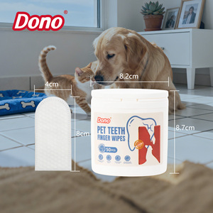 Lingettes nettoyantes <span class=keywords><strong>pour</strong></span> dents de chien DONO, soins bucco-dentaires <span class=keywords><strong>pour</strong></span> animaux, lingettes dentaires, gants de nettoyage des dents <span class=keywords><strong>pour</strong></span> chiens, hygiène dentaire quotidienne - Product Image 4