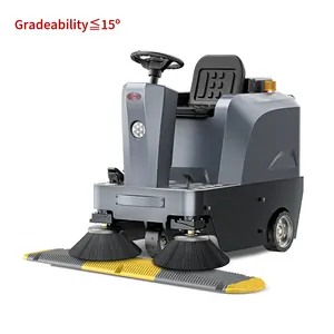 YZ-S4 Ride On Floor Cleaning Machine Outdoor Parking Lot Commercial Sweeper