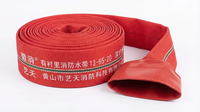 Tuyau d'incendie flexible haute pression durable 13-65-20 avec doublure, 20m, 65mm, en UPVC, pour hydrant et camion de pompiers