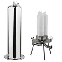 Boîtier de filtre à eau sanitaire en acier inoxydable de 10 pouces, entrée de 20 pouces, diamètre de 38 mm, pour filtre PP/PES/PTFE