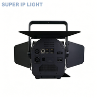 Lumière LED COB silencieuse sans ventilateur 100W avec zoom motorisé 15-30 °   CRI≥95 DMX512 pour studio à domicile