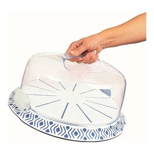 Soporte para tartas (37cm) con tapa TOSCA Gris 55852 - Product Image 3