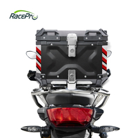 Boîte supérieure étanche en alliage d'aluminium RACEPRO 22L 26L 28L 35L 39L 45L 55L 65L 85L 100L Boîte à bagages de moto Boîte supérieure de moto