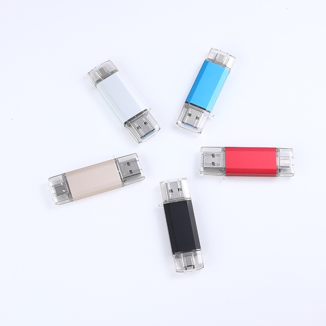 New Type-C USB Flash Drive 32GB/64GB for Mobile Phones & Computers Dual-Use Android Compatible Octagonal Design 1-Year Warranty