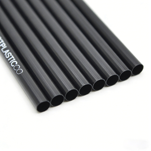 Individuelles LOGO Lebensmittelechte Saft Bubble Tea Kaffee Strohhalme Biologisch Abbaubare Schwarze PLA Einweg-Trinkhalme aus Kunststoff - Product Image 2