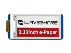 Módulo de Pantalla de Tinta Electrónica E-Paper de 2.13 Pulgadas Waveshare (B) para Raspberry Pi Pico, 250x122 Píxeles Rojo/Negro/Blanco, Interfaz SPI K631 - Product Image 5