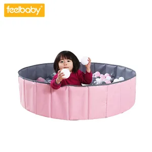 Feelbaby kapalı oyun alanı ekipmanları çocuklar kalınlaşmış renkli çevre dostu PE hava okyanus top için çocuk topu havuzu