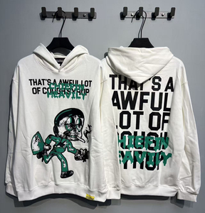 น้ำเชื่อมแก้ไอเยอะมากนั่นเอง เสื้อฮู้ดดี้ผ้าฝ้ายคุณภาพสูงแบบหนา เสื้อฮู้ดดี้แบบสั่งทำพิเศษขนาดใหญ่สำหรับผู้ชาย - Product Image 3
