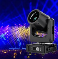 Mini projecteur laser à faisceau 230W 7R, lumière de scène LED pour DJ, discothèque, hôtel, DMX512, 16 canaux, 48 prismes et effet arc-en-ciel
