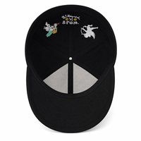 Casquette de baseball unisexe à 6 panneaux, visière plate, broderie 3D en relief motif fleur Cupidon, en coton, style streetwear, imprimé léopard, pour usage quotidien