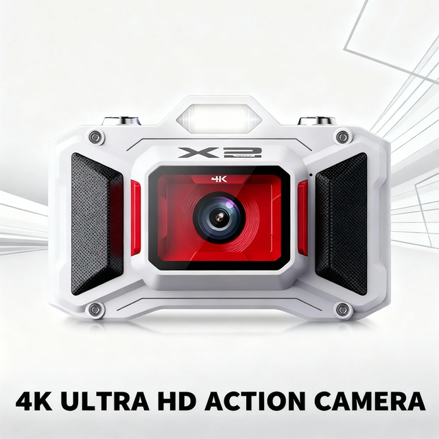 CCD Digital Retro High-definition Camera with Selfie Filter 2.8-inch IPS Autofocus Camera for Teenagers Christmas Gift