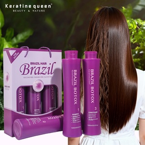 Ensemble de traitement capillaire bio-keratine naturelle sans formaldéhyde, kit de lissage des cheveux à la kératine protéinée avec huile d'argan - Product Image 4