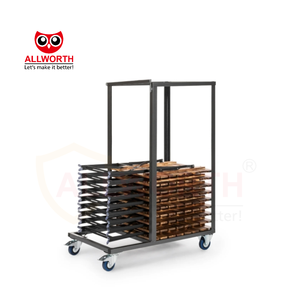 Zware Grote Laadcapaciteit Verstelbare Houten Stalen Opvouwbare Stoel Transport Trolley - Product Image 6
