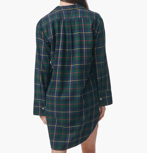 Nouveauté chemise <span class=keywords><strong>de</strong></span> nuit pour femmes, vêtements <span class=keywords><strong>de</strong></span> nuit brodés, <span class=keywords><strong>robe</strong></span> <span class=keywords><strong>de</strong></span> nuit à rayures, chemise <span class=keywords><strong>de</strong></span> nuit en coton à manches longues pour femmes - Product Image 2