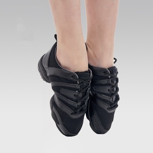 Chaussures de <span class=keywords><strong>danse</strong></span> sportives pour femmes et hommes, respirantes, en mesh, modernes, noires, antidérapantes, personnalisables OEM, pour la <span class=keywords><strong>danse</strong></span> de rue - Product Image 3