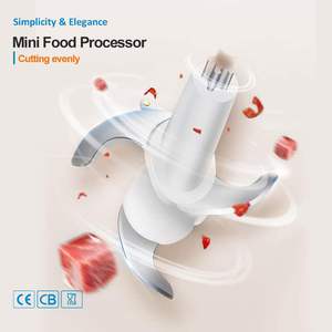 USB Charged Kitchen Gadgets PP Plastic Mini Electric Garlic Onion Ginger <b>Chopper</b> <b>Vegetable</b> Blender Cutter Tools - Product Image 3