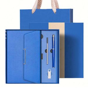 ชุดของขวัญกล่องพรีเมียมสำหรับธุรกิจและองค์กร ประกอบด้วย แก้วเก็บความร้อนพร้อมโลโก้แบบกำหนดเอง ปากกา สมุดโน้ต A5 และอุปกรณ์เสริมอื่นๆ - Product Image 6