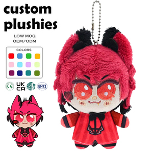 Pendentif Poupée <span class=keywords><strong>Diable</strong></span> Cartoon Personnalisé, Matière Peluche Testée pour la Sécurité, Cousu à la Main, Idéal pour la Décoration de Sac à Dos, pour les Vendeurs de Boutiques d'Anime - Product Image 1
