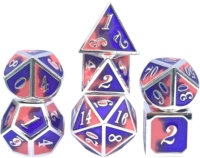 Juego de Dados Metálicos Estándar de 16 mm para Juegos de Mesa