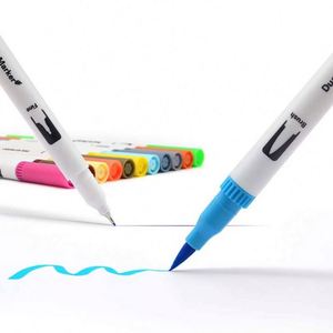 Nouvel ensemble de marqueurs feutres double pointe pour aquarelle, idéal pour les fabricants - Product Image 3