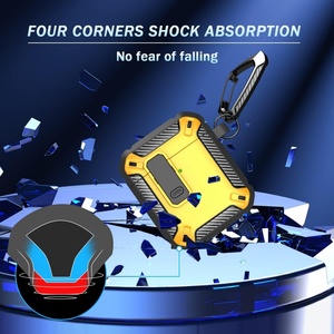 Upgraded Armor Unique Design Airpod Case for Pro 1 <strong>2</strong> Shockproof <strong>AirPods</strong> Cover Cool Case for Apple AirPod <strong>2</strong>&amp;1 3 4 for Men Women - Product Image 4