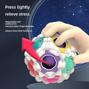 Lo más nuevo, divertido, reconocimiento rápido de Color, Bola de rompecabezas única, juego para aliviar el estrés, presionando la bola de cubo mágico, cubos antiestrés - Product Image 4