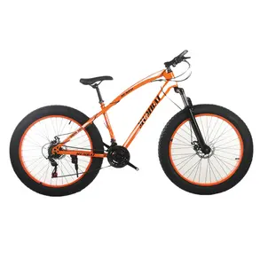 Mountain Bike all'ingrosso Full Suspension down hill bicicletta 26 pollici 27 velocità Snow Beach Bike con pneumatico grasso