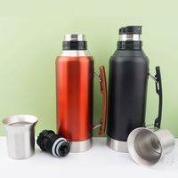 Flacon thermos Yerba Mate de 1200ml conçu pour être utilisé avec Mate Cup ou Mate Gourd Thermos isolé sous vide à double paroi pour le camping