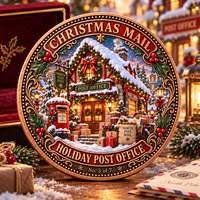 Pièce de collection 3D en cuivre pur 999 de 1 oz, motif Joyeux Noël, collection de Noël, impression UV en relief, souvenir cadeau