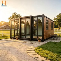 Maisonnette moderne extensible de 20, 30 ou 40 pieds avec design intelligent et espace de vie mobile