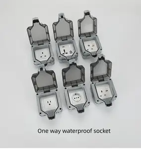 British Standard Outdoor IP66 Dustproof And Waterproof 13A Switch Socket